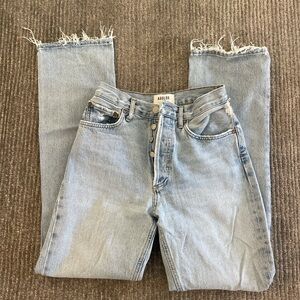 AGOLDE light blue jeans LANA straight